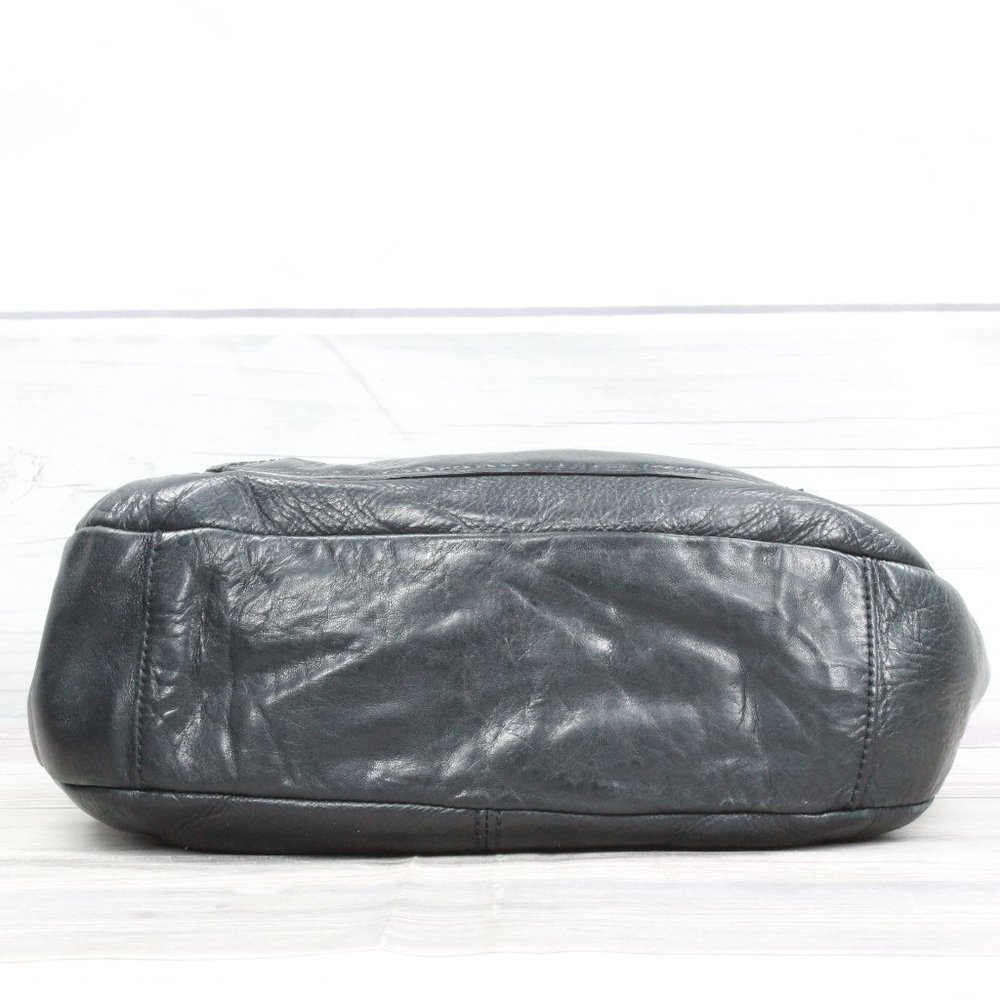 Stone Mountain Womens Black Nylon Shoulder Crossbody Bag - Picture 6 of 9
